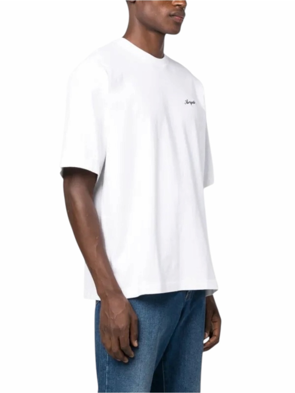 AXEL AROGATO Honor logo embroidered White Tee size M